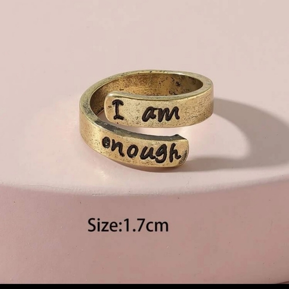 1 Left! NWT "I Am Enough" Ring 💖💍 - Picture 3 of 8